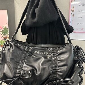 Steve Madden Elegant Black Shoulder Bag